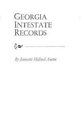 Georgië Intestate Records