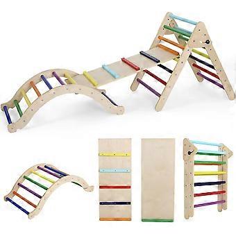 Play equipment - Climbing frame - Climbing ladder - with slide and ramp - foldable.