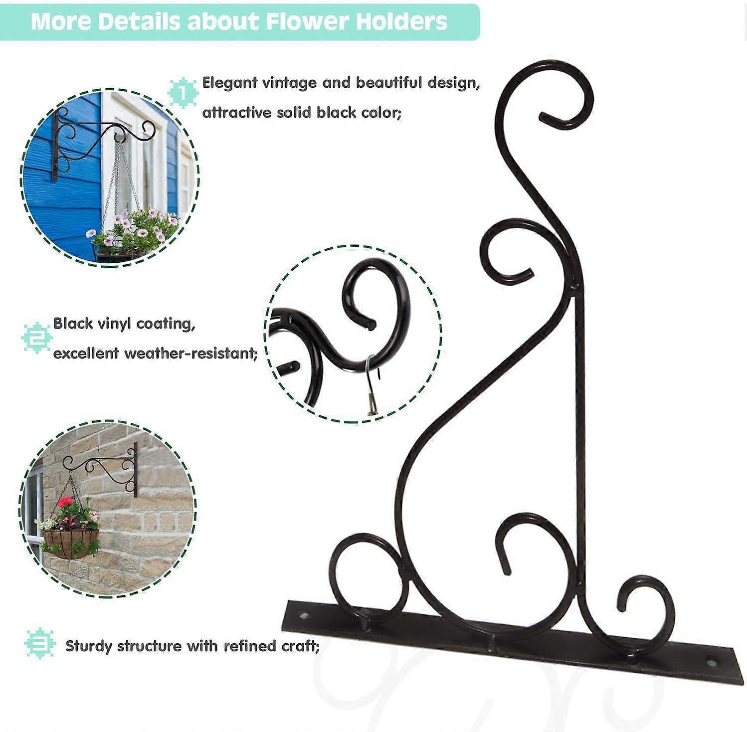 Heavy-Duty Hanging Bracket Elegant Rust-Resistant