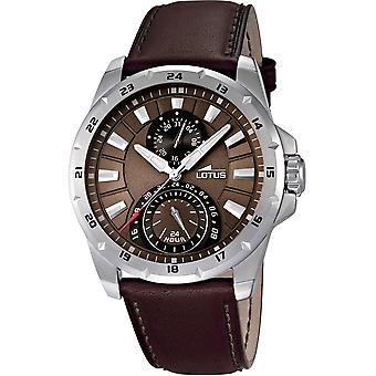 Lotus Quartz Analog Man Watch with Synthetic Leather Bracelet L15844/3