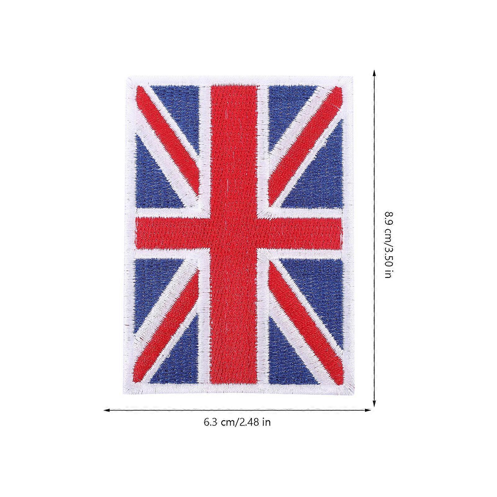 Flag Patch Embroidery Patch for Decoration 6Pcs National Flag Accessory
