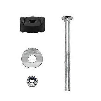 12 Pcs Trampoline Replacement Screws Bolts and Nuts Set with Wrench, Metal and Plastic Hardware Accessories for Trampoline Repair and Maintenance