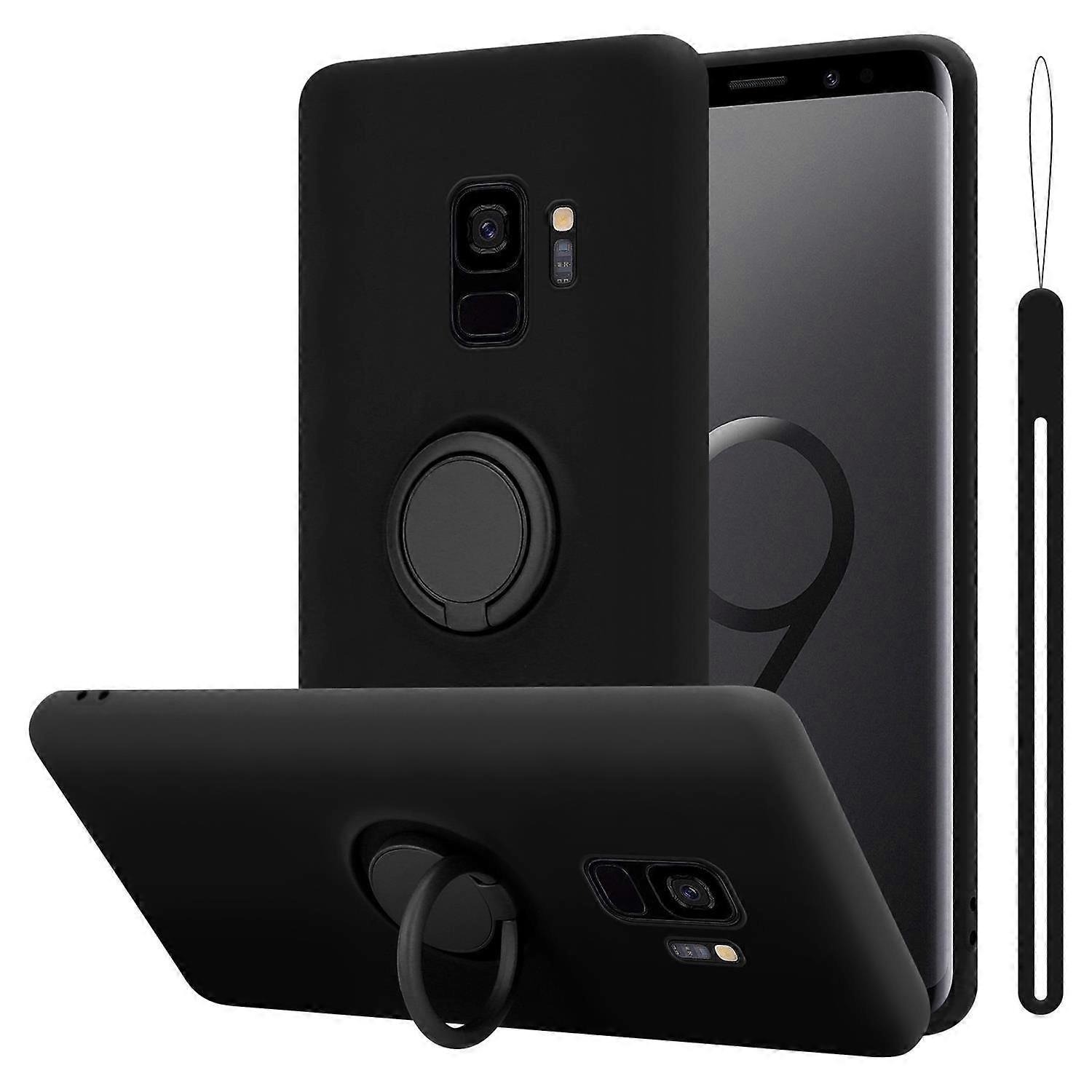 Protective case compatible with Samsung Galaxy S9 - Liquid design with ring