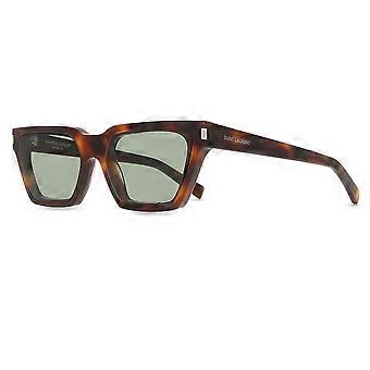 Saint Laurent SL 633 CALISTA 003 Full Rim Tortoise Women Cat Eye Sunglasses UV2 Original
