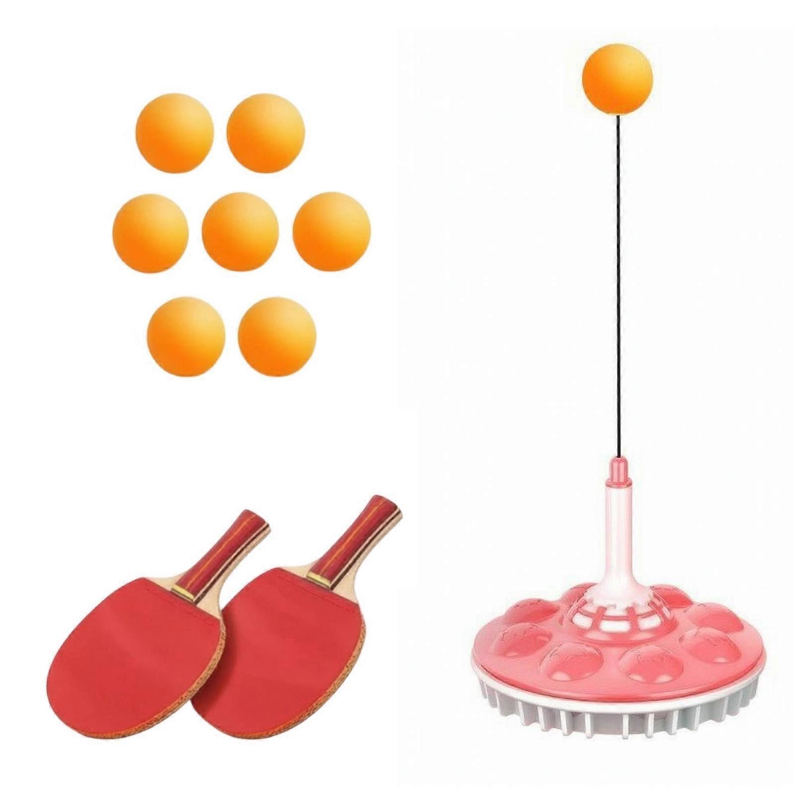 Table Tennis Reply Training Device Stable Freestanding Reply with Weighted Base