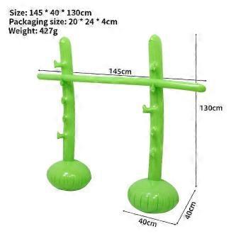 Green Inflatable High Jump Pole