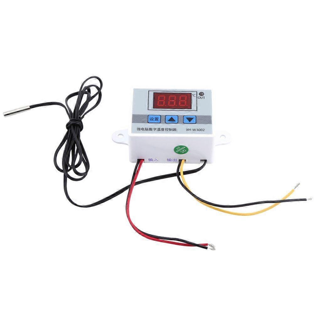 High Precision Digital Temperature Controller Thermostat Control Switch with Probe (DC12V) YEMAA
