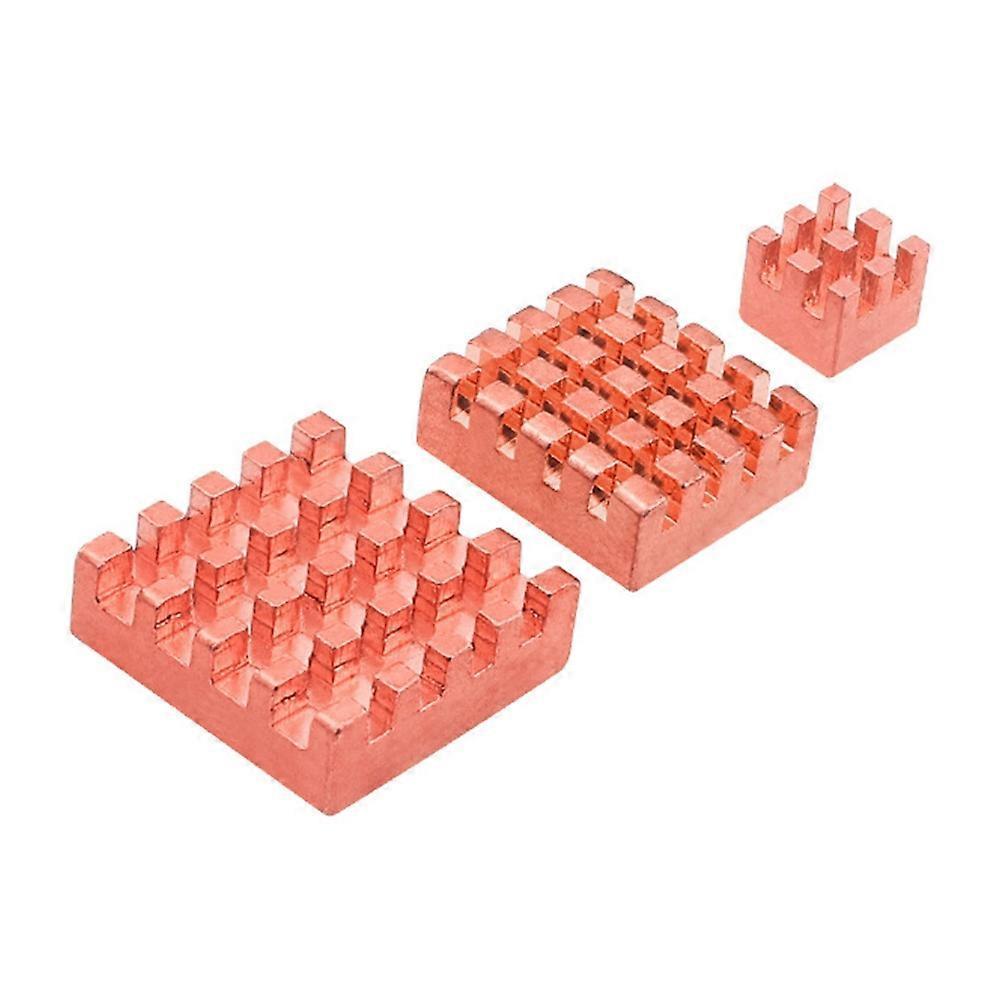 3-Pack Copper Heatsinks for Orange Pi 5 Pro