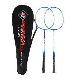 2Pcs Rackets / 1 Racket Bag Badminton Raet Set For Beginners Children Adults Included Iron Alloy Durable Sports Racquet