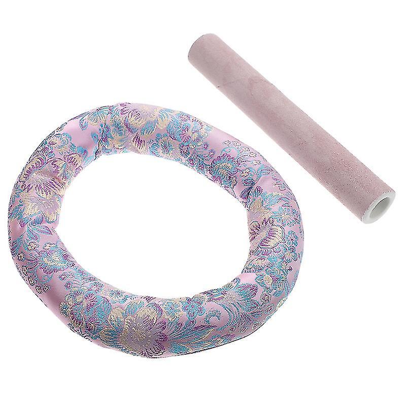 19X19x4cm Pink Percussion Mallets 1 Set Singing Bowl Stick Mallet Multi-functional Bowl Cushion Bowl
