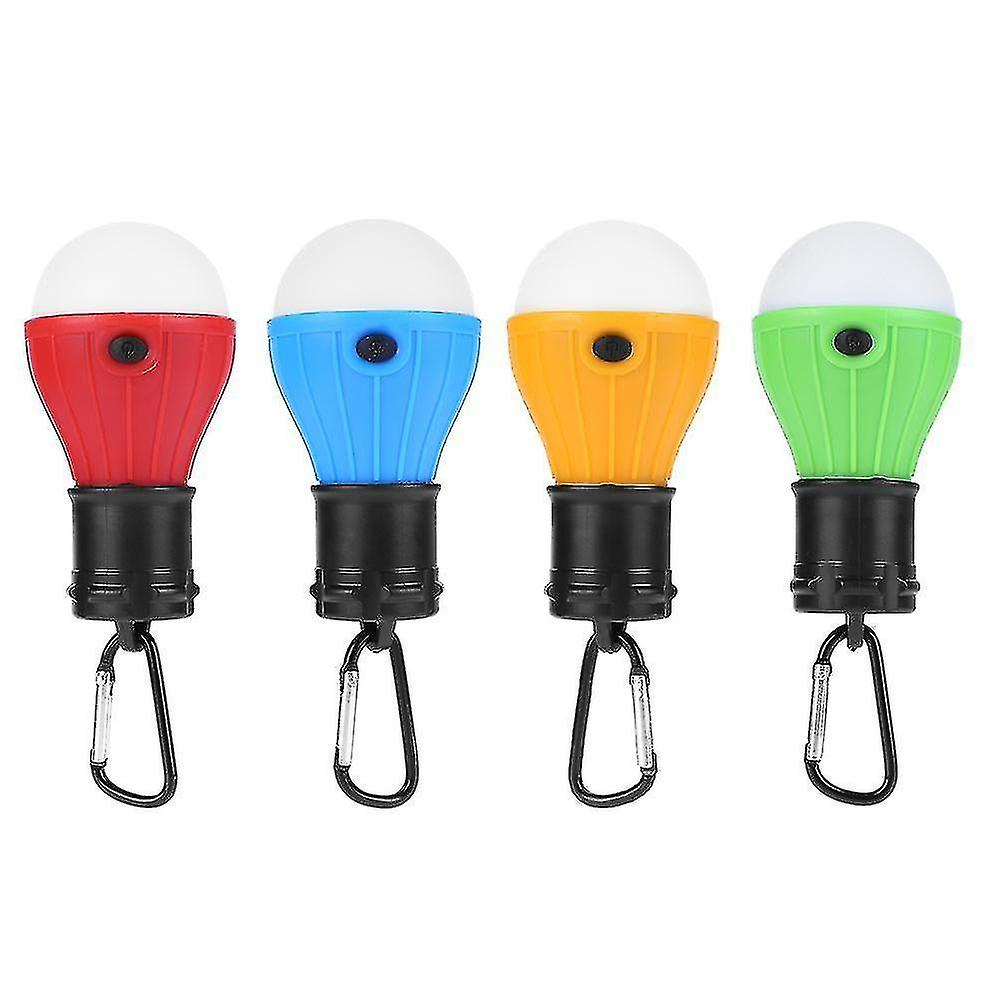 4 Pcs Portable Hanging Tent Lamp Emergency Led Bulb Light Ca