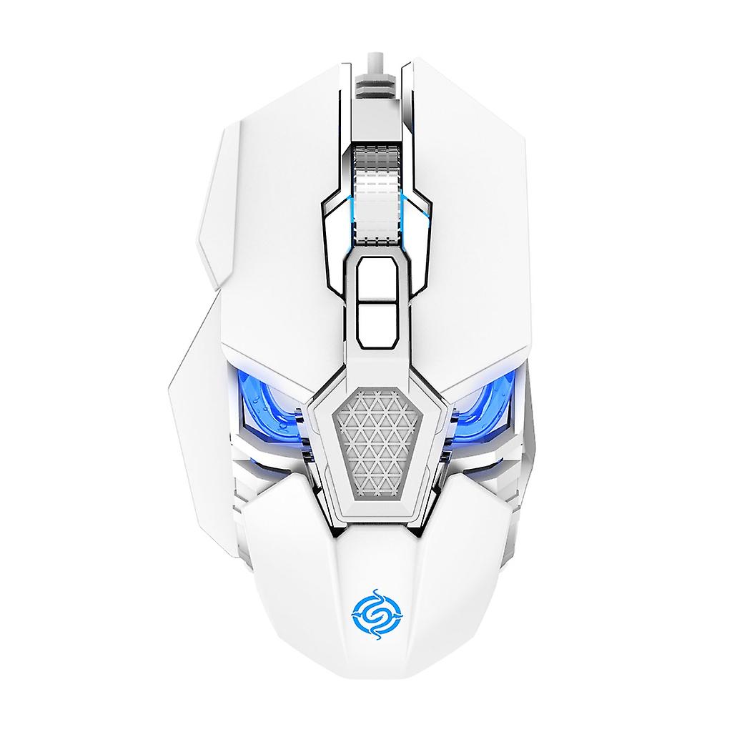 RGB USB Wired Gaming Mouse Macro Programming 6400DPI 9 Buttons Programmable