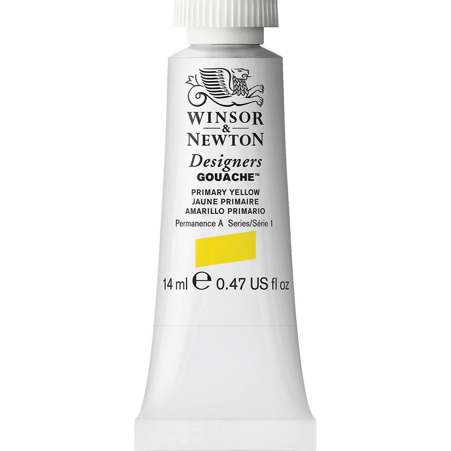 Winsor & Newton Designers Gouache 14ml, 527 Primary Yellow S1