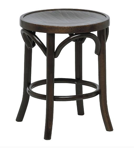 Harvey Beech Wood Walnut Low Bar Stool