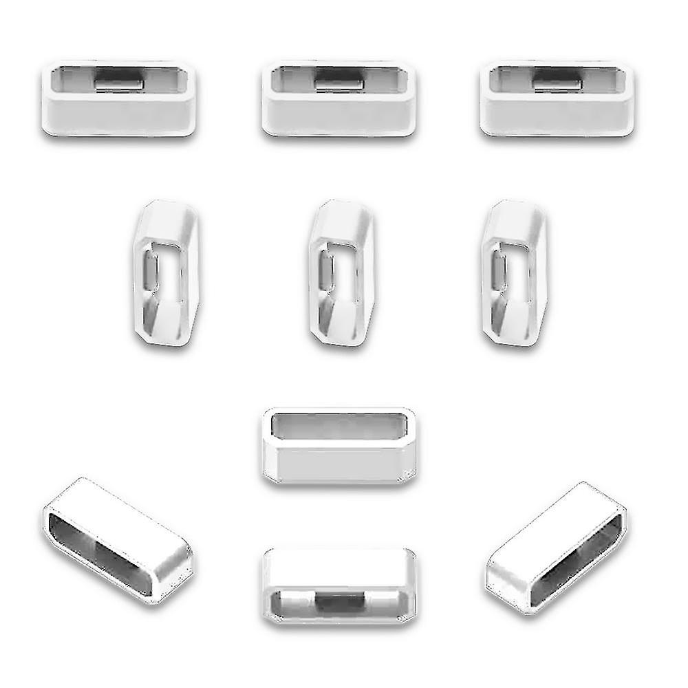 10pcs Silicone Replacement Secure Rings Watch Strap Fasteners Band Keepers Strap Loops Compatible With Garmin Watch