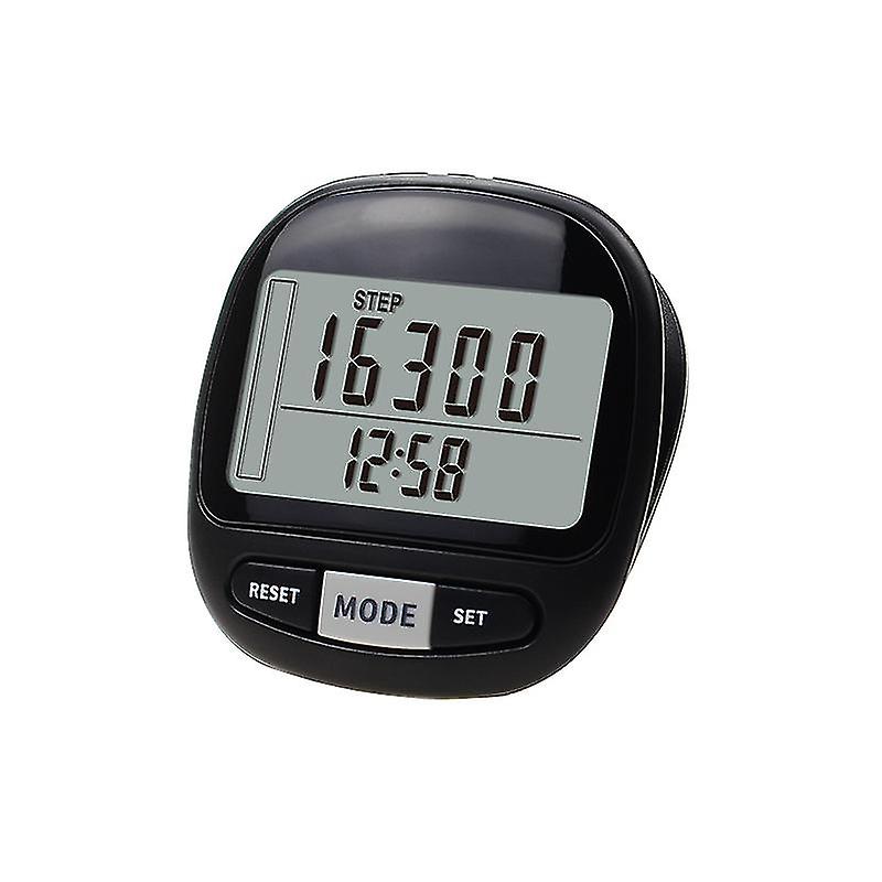 3d Pedometer For Walking With Clip And Strap, Walking Distance Miles, Calorie Counter, 7 Days Memory, Daily Target Monitor, Activity Time. Accurate St