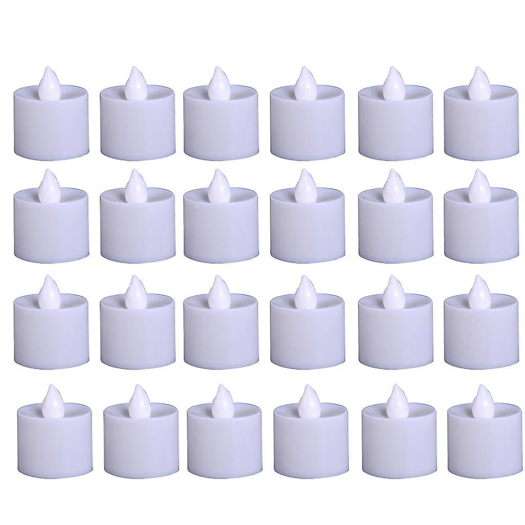 24pcs Electronic LED Flameless Flickering Simulation Candle Light Multi