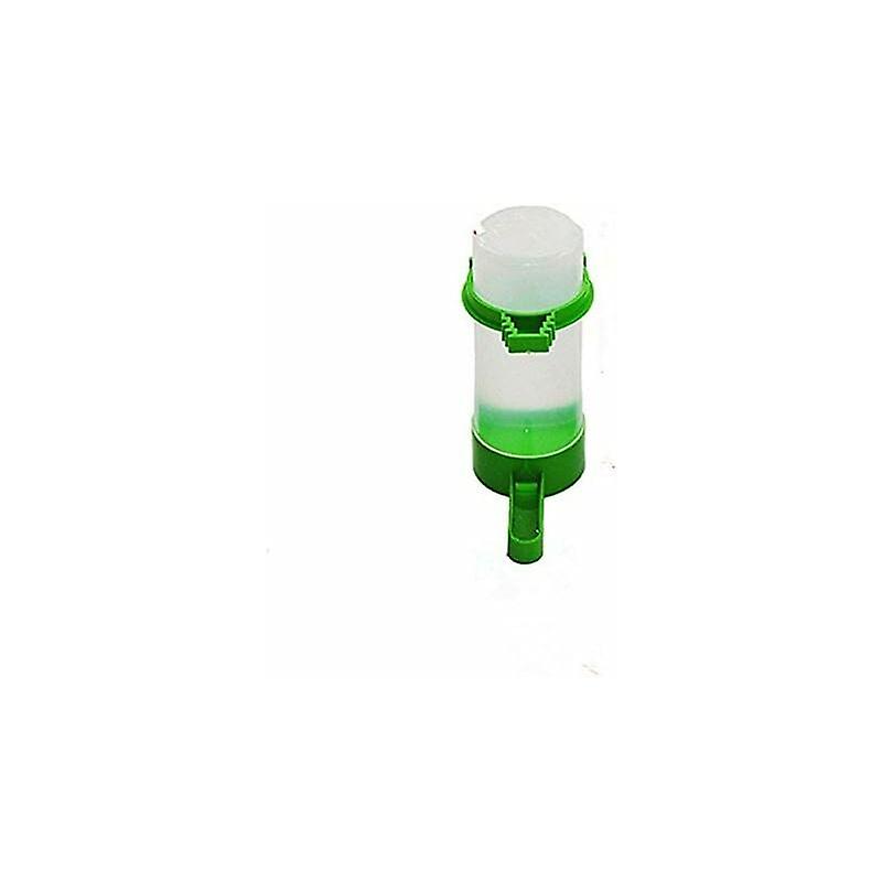 Bird Cage Waterer - Plastic Bird Feeder/Waterer Automatic Cage Seed Water Feeder for Parrot Budgie (140ML)