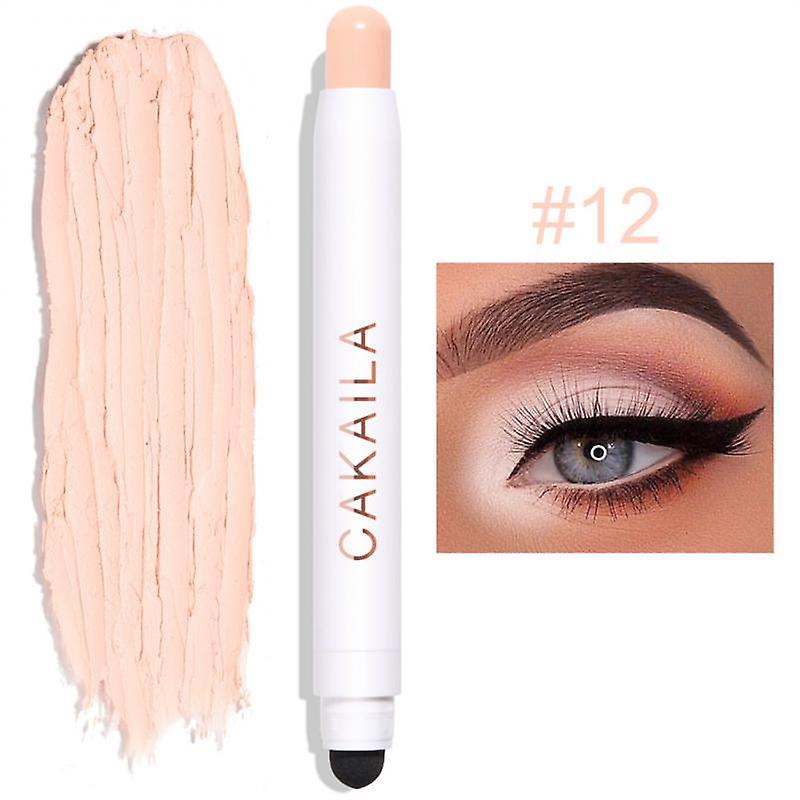 One-stroke Two-use Three-dimensional Non-smoothing Silkworm Pen Eye Shadow Pen Make-up Eyeshadow Charming Makeup Eyeshadow Stick