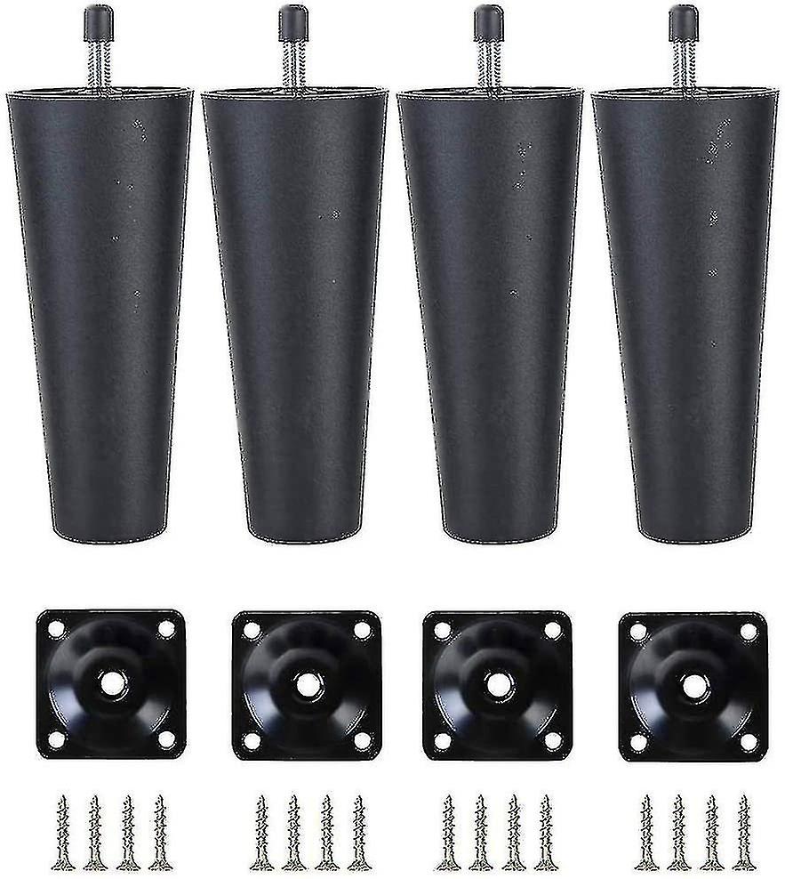 プラスチック製のソファの脚、4パックのソファの脚交換用家具ソファの脚Wi