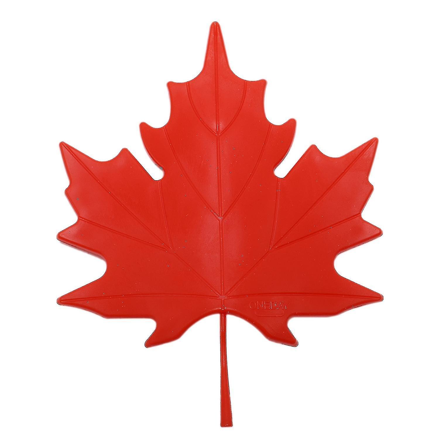 Roter Kunststoff Maple Leaf Dekorativer Türstopper Türstopper