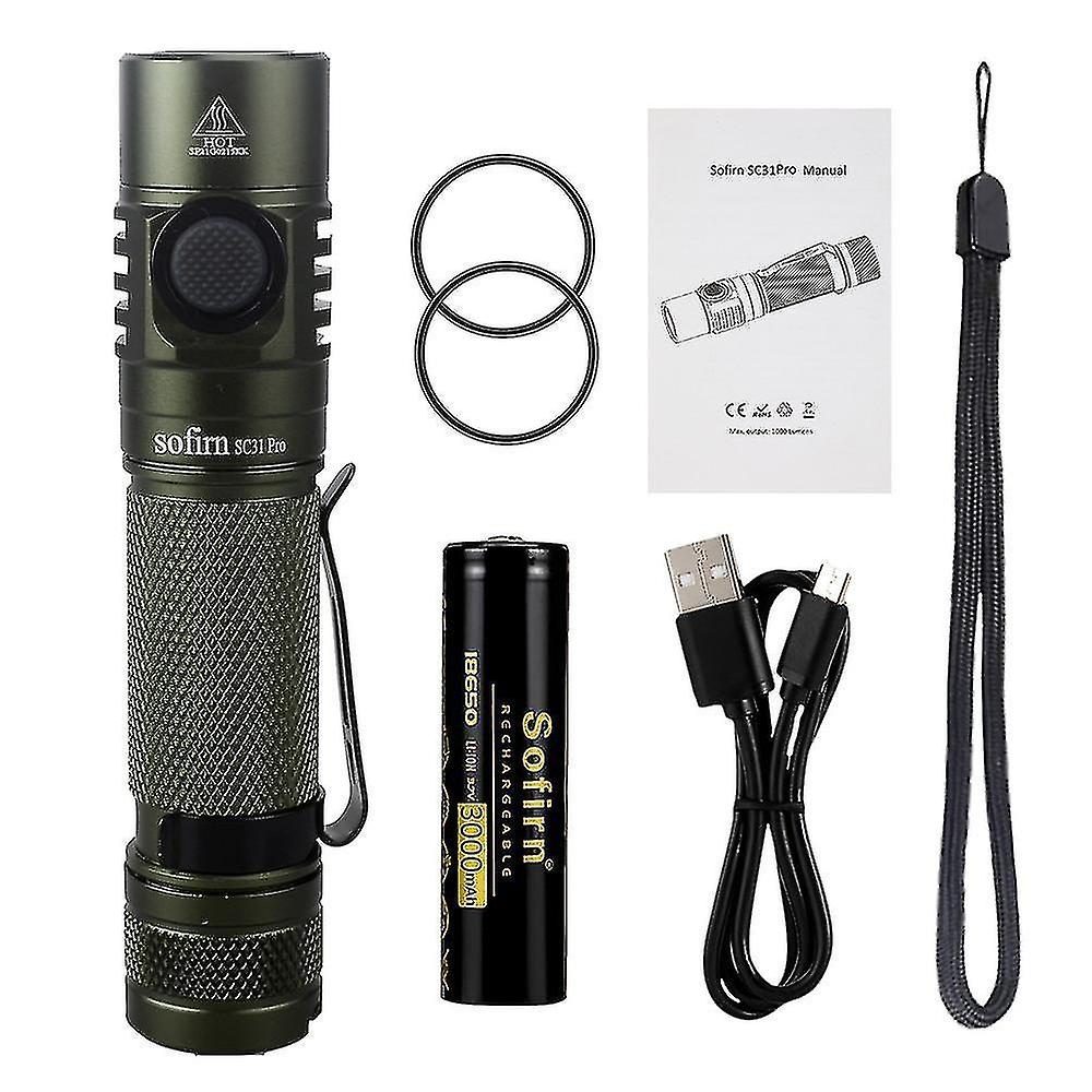 Sofirn Sc31 Pro 2000lm Rechargeable Usb C Led Flashlight