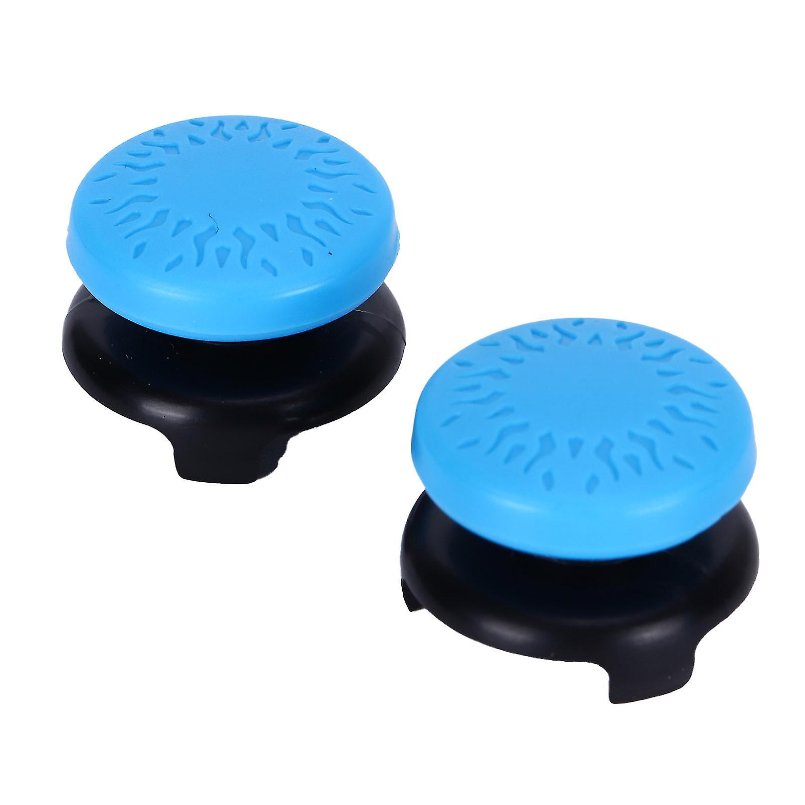 Soft Silicone Thumbstick Covers for PS5 Controller - Blue (2 Pack)