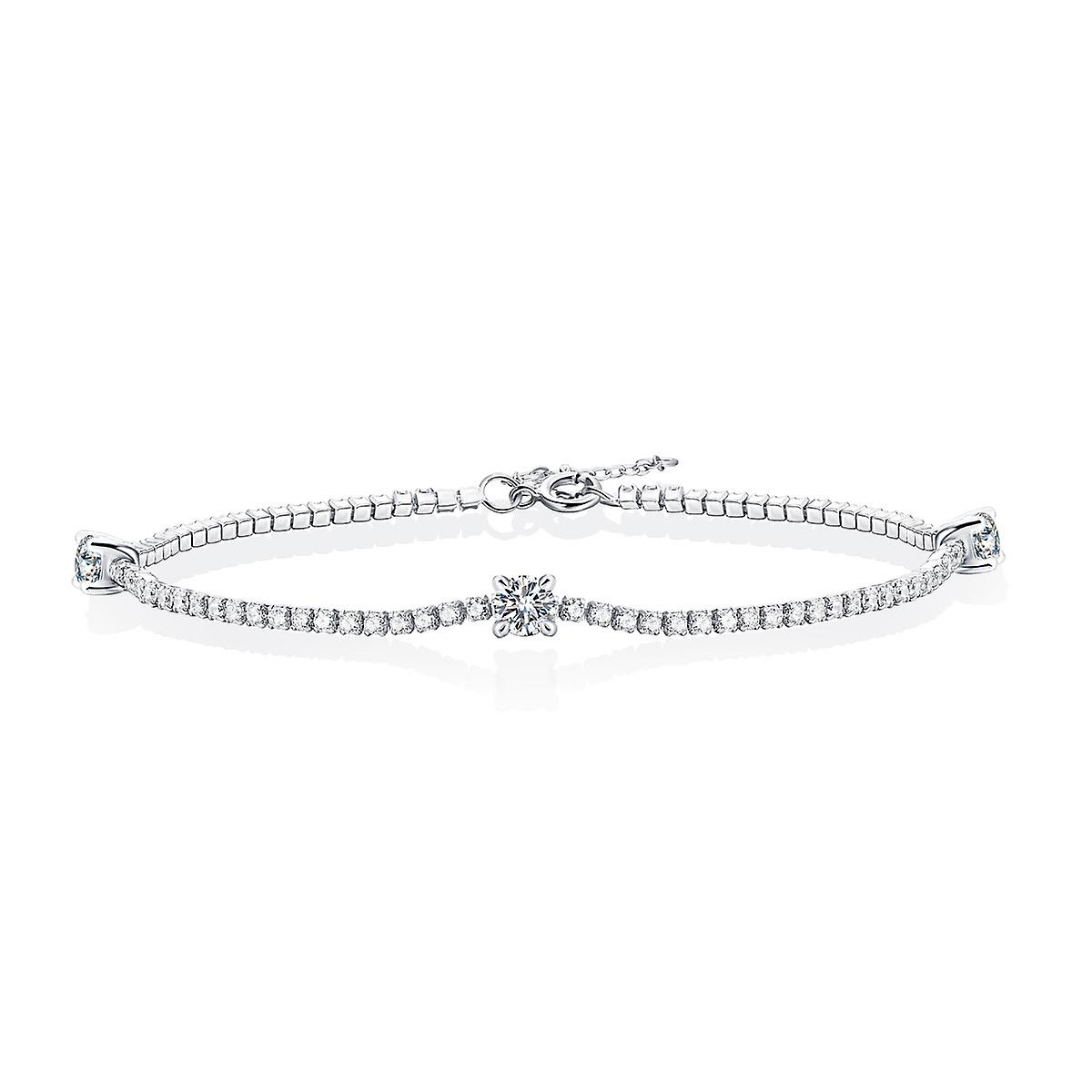 S925 Silver Moissanite Bracelet