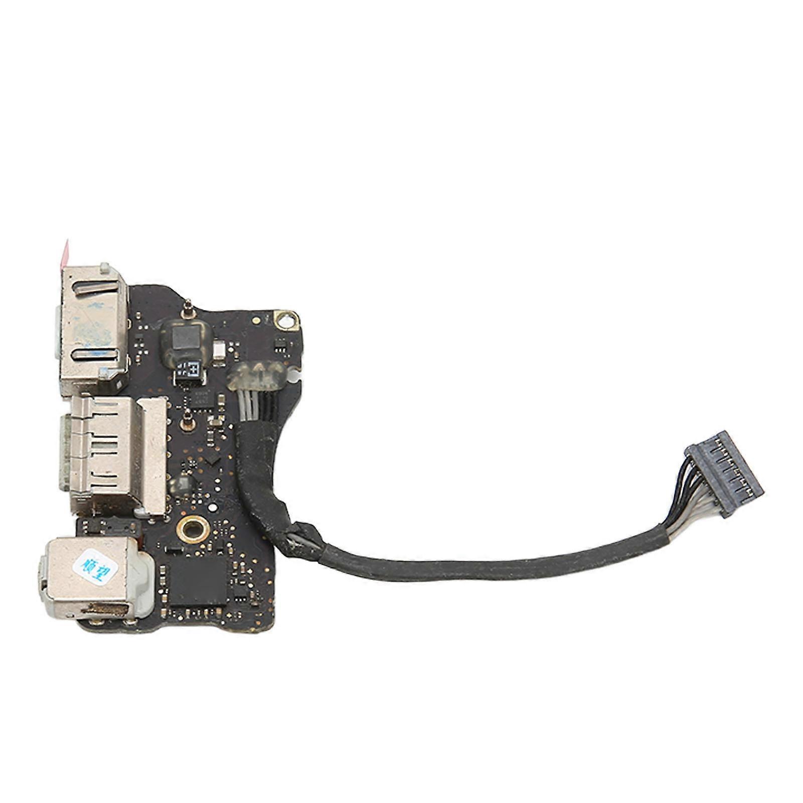 DC IN Jack IO Board PCB Material Replaceable USB IO Board Replacement for OS Laptop A1466 for MD761 2013 to 2015