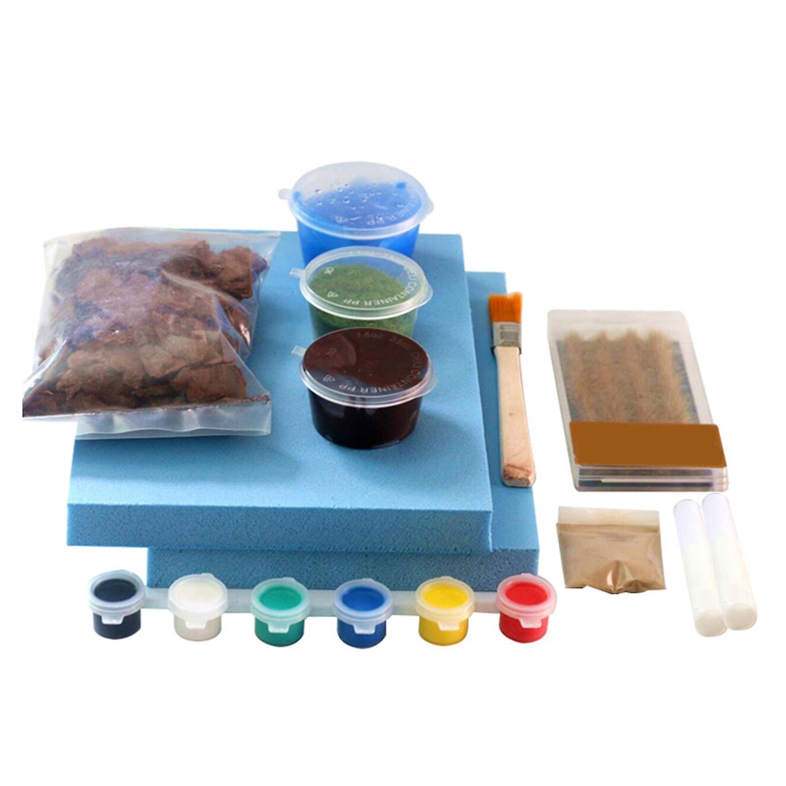 Simulation Model Scene Crafts Building Kit for garden Train Railway