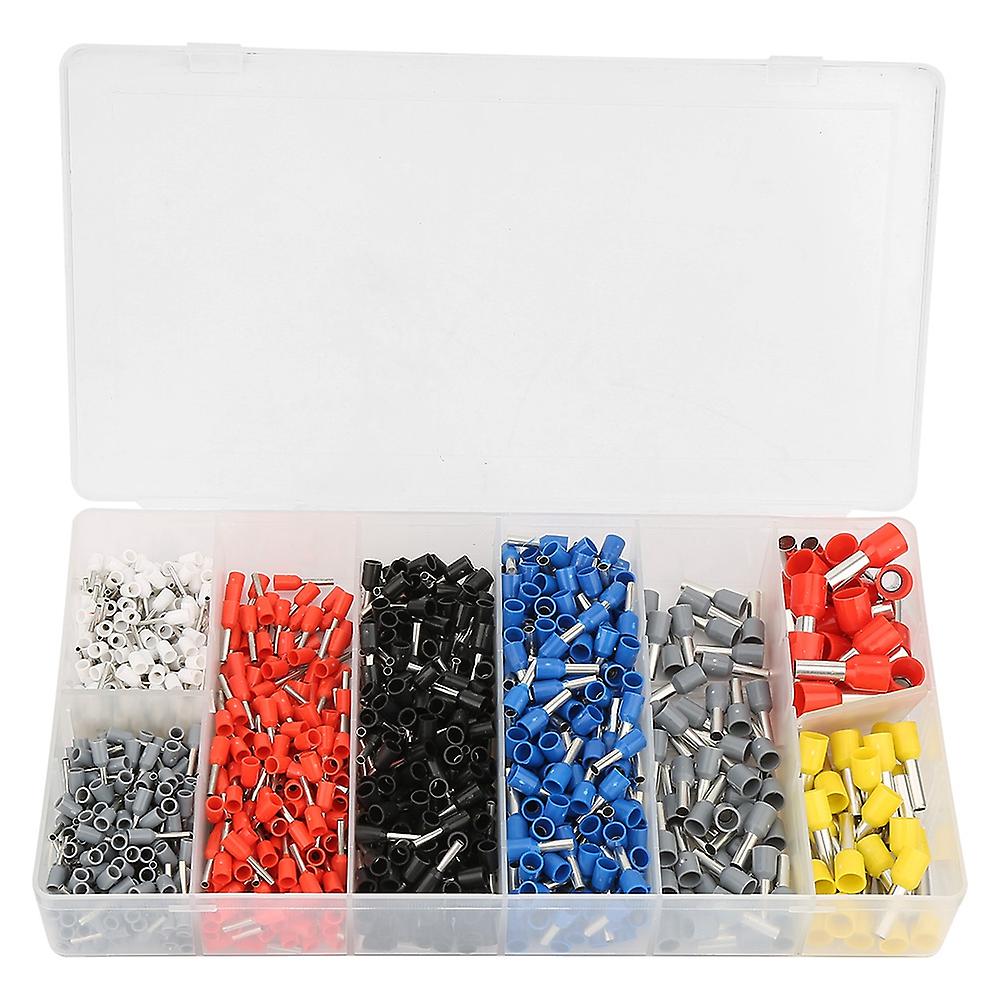 1200 Pcs Insulated Crimp Terminals Assortment Kit for Wire Connectors