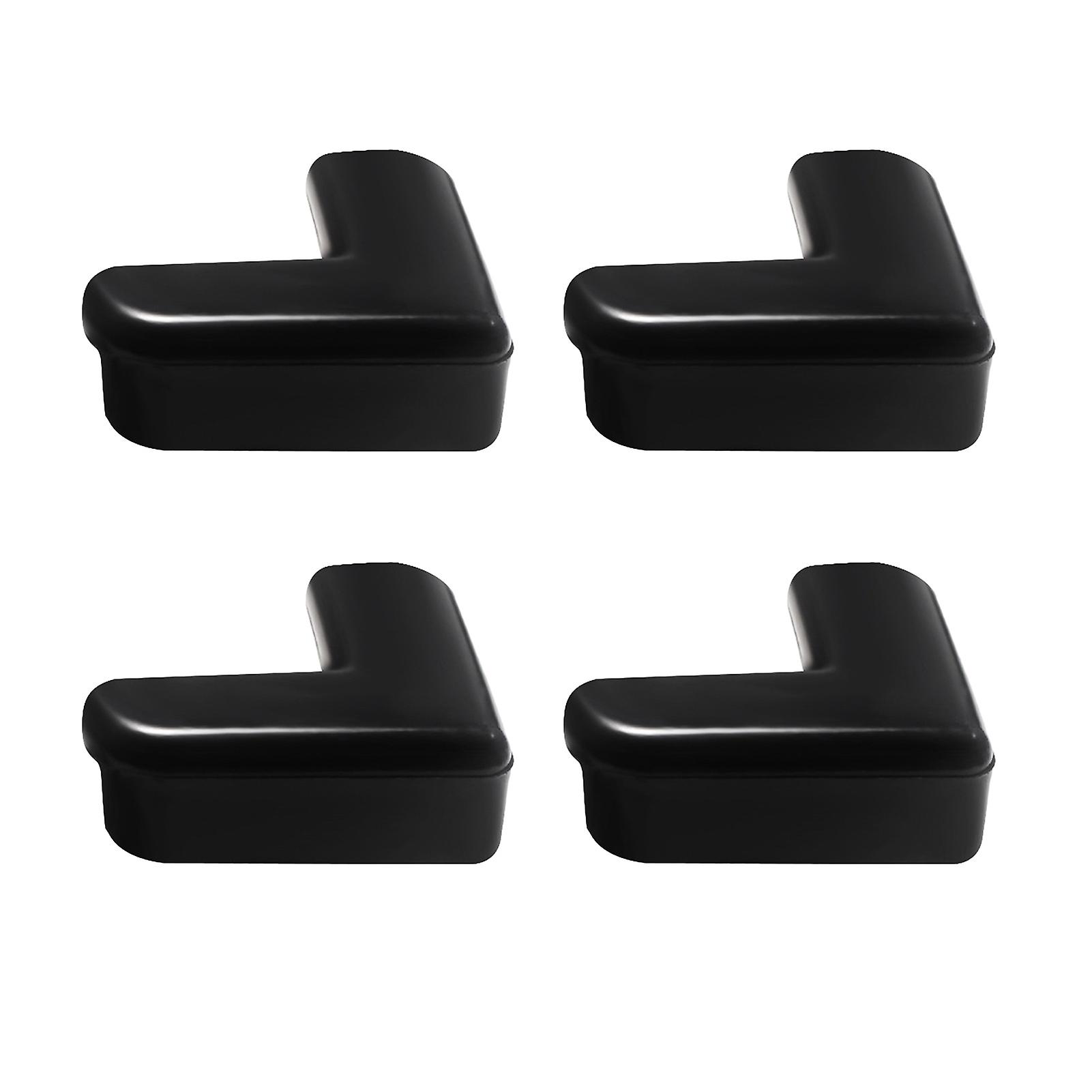 4pcs Furniture Corner Protector Anti-collision Baby Proof Soft Pvc Self-adhesive Table Sharp Edges Corner Guard Protective Cover Kit