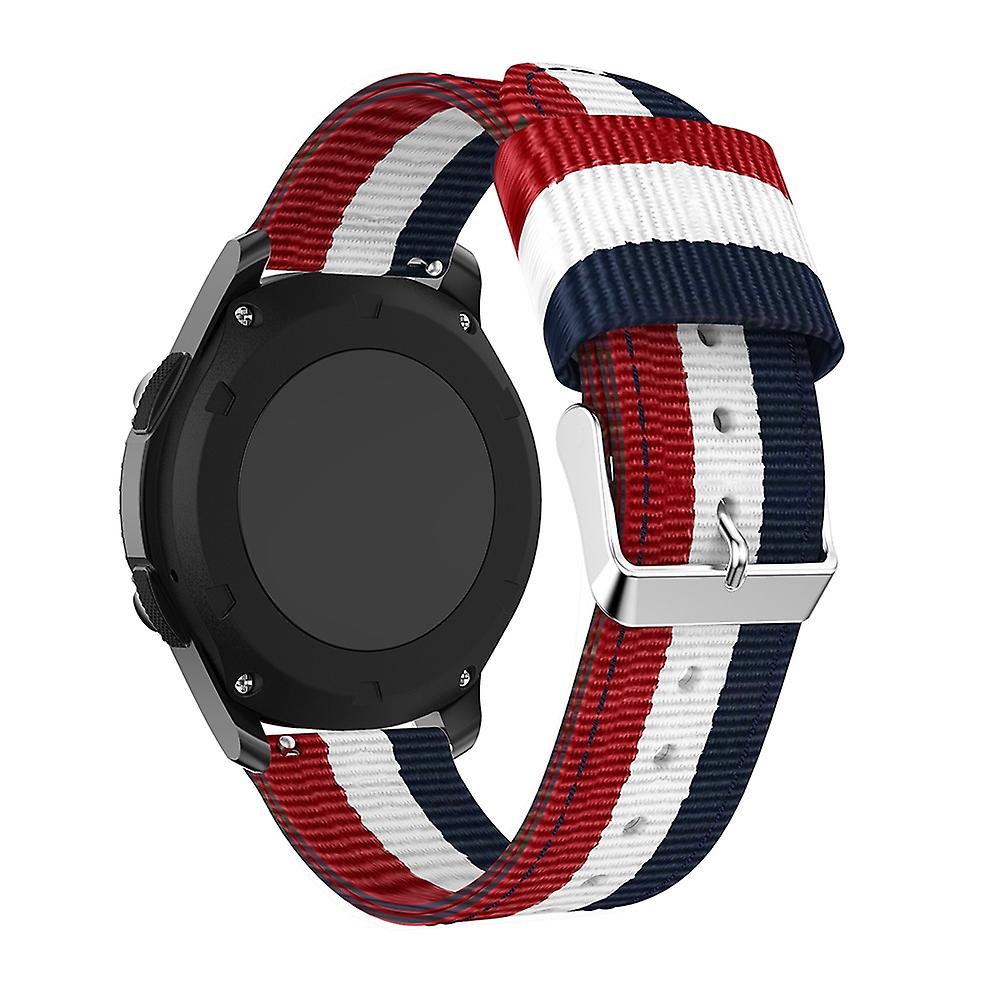22mm Adjustable Woven Nylon Replacement Watch Strap for Samsung Gear S3 Frontier/Classic