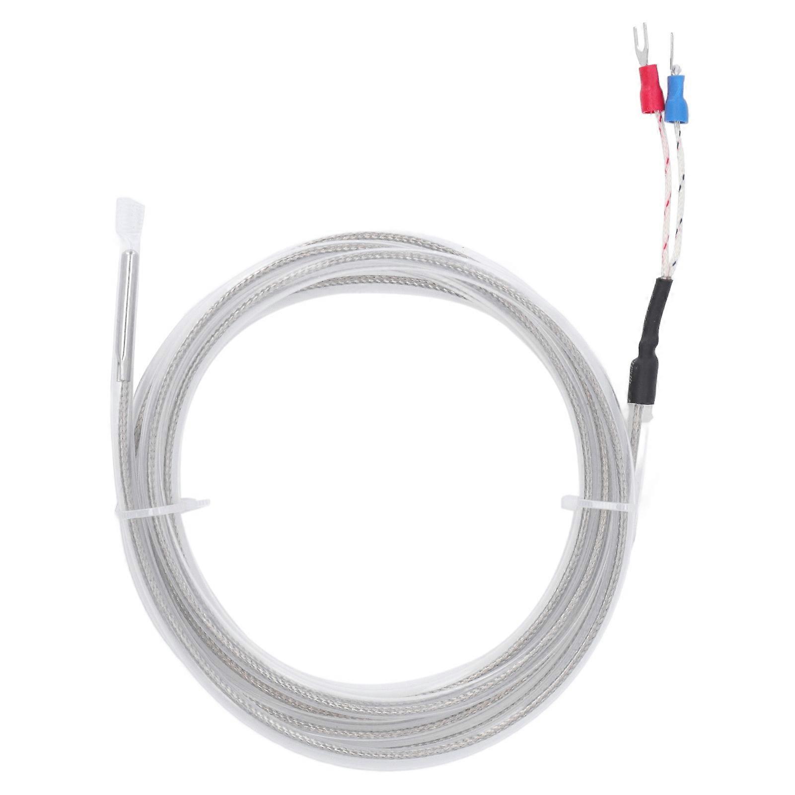 Screw Probe Temperature Sensor, K Type Thermocouple Sensors Probe Waterproof Anti Corrosion Probe Temperature Sensor(2m) UFE1T