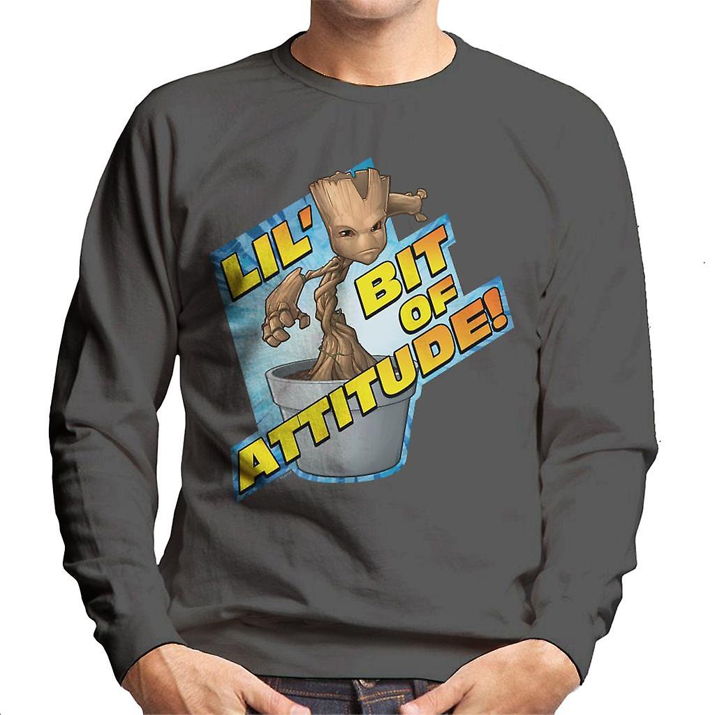 Marvel Guardians Of The Galaxy Groot Attitude Men's Sweatshirt