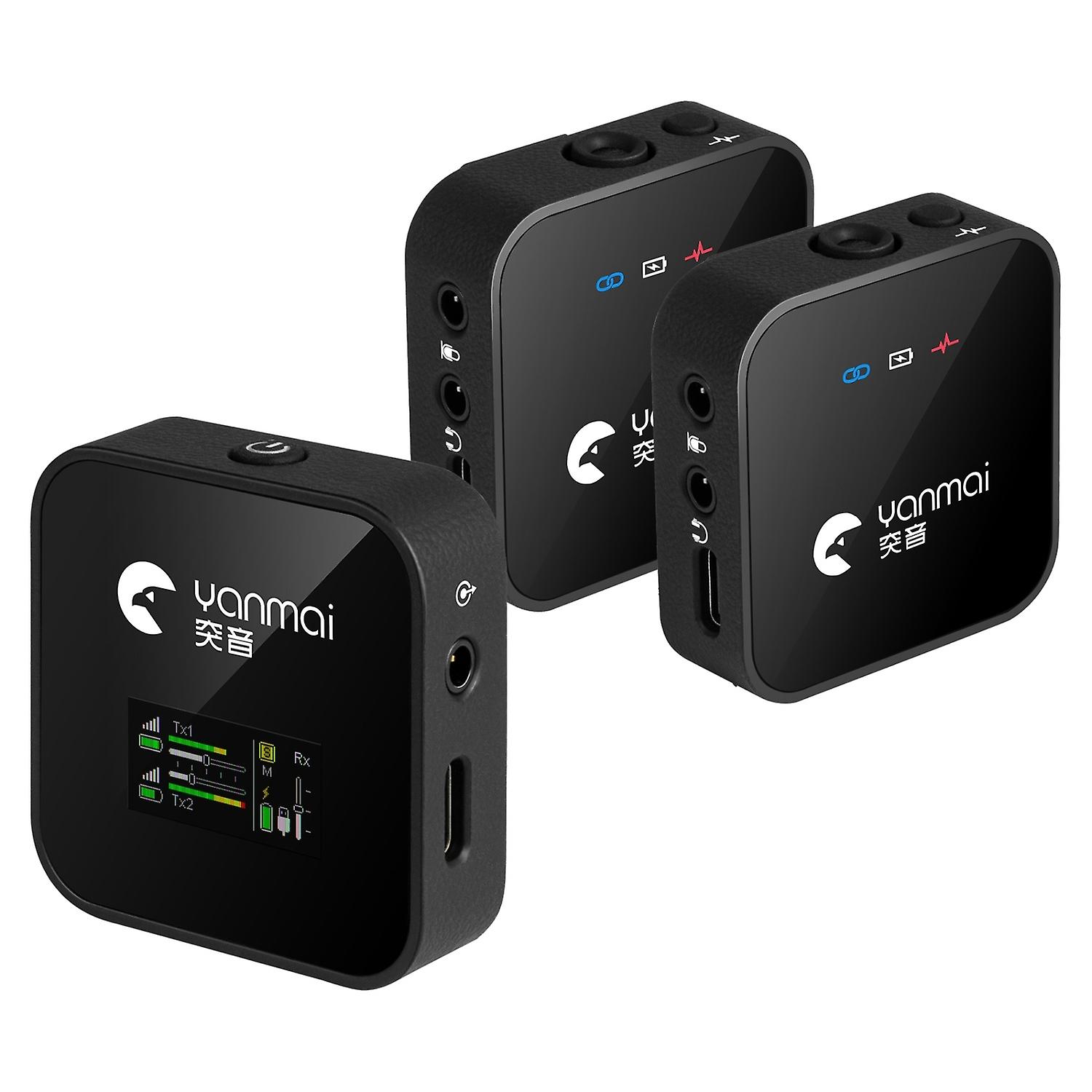 2 in 1 Broadcast Wireless Lavalier Microphone