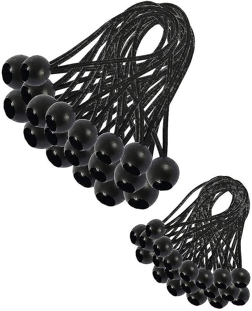 30 Pieces Elastic Tensioner, Tarp Tensioner, Elastic Bungee, Elastic Tensioner-dwdz