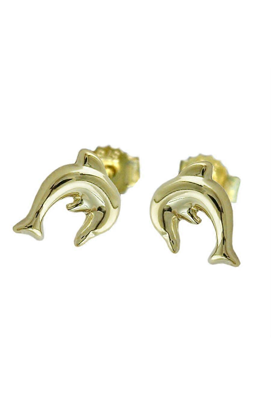 Stud Earrings Dolphin 9kt Gold - Gl430884