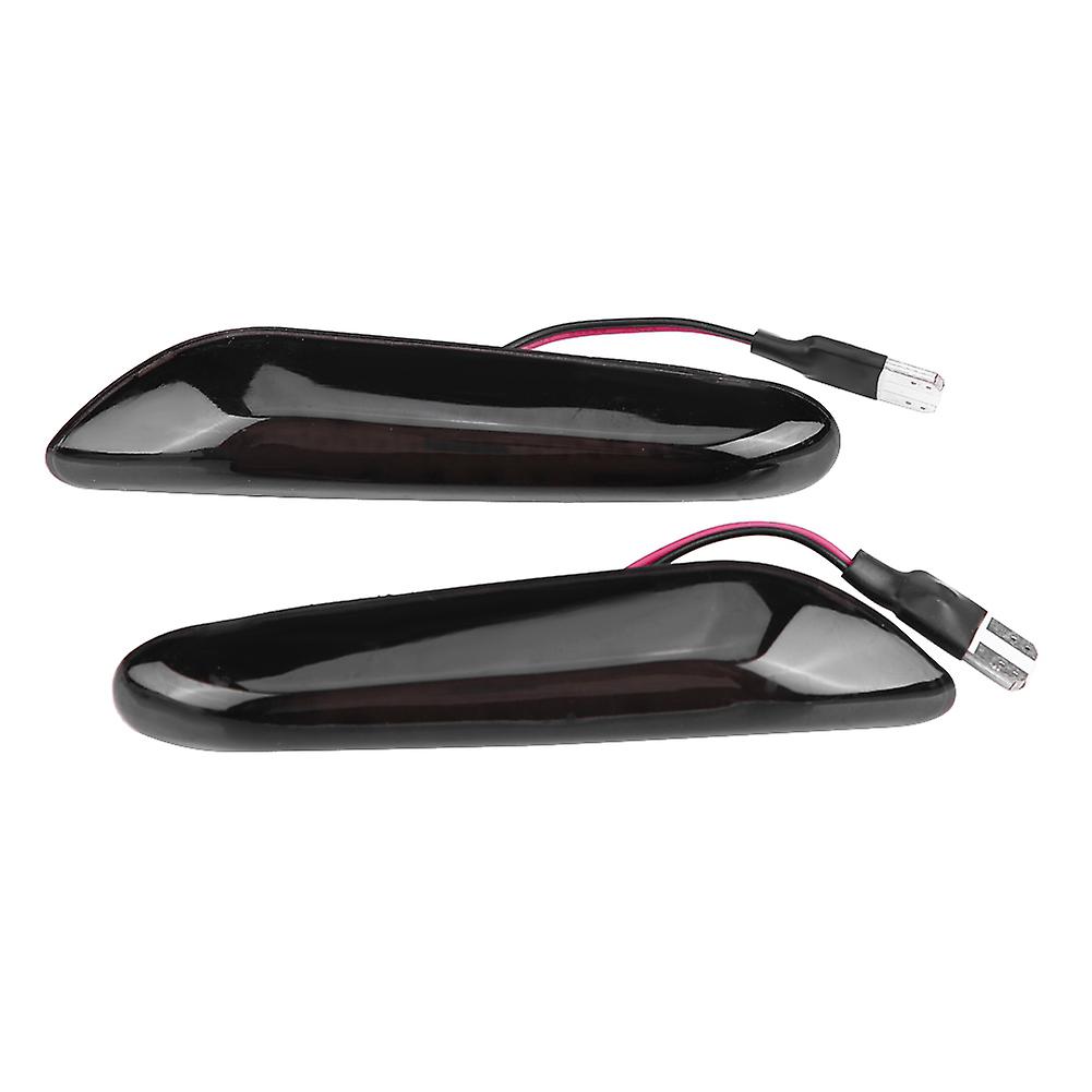 2pcs Smoke LED Side Marker Turn Indicator Lights for BMW E90 E91 E92 E39 E60 E61 E46 E83 E81​