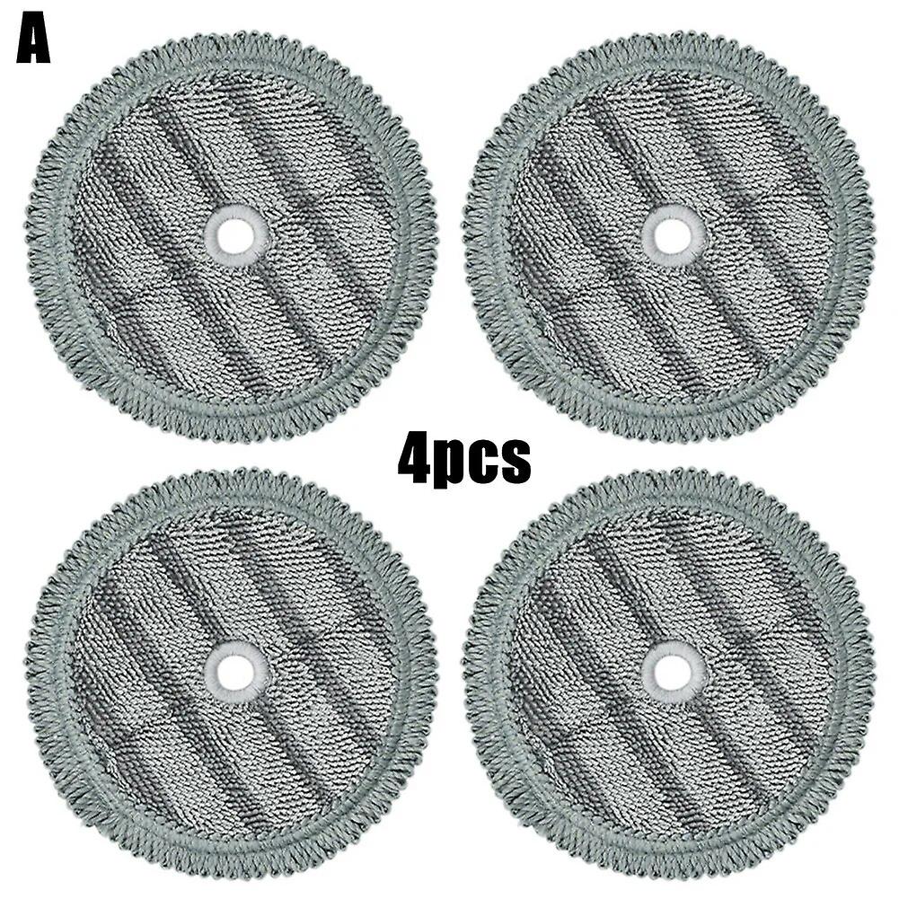 4 Pads AAA77685208 for Power Driven Mop Swivel Pads for A9 Mop Cleaning Floor Microfiber Hardwood Laminate~28993