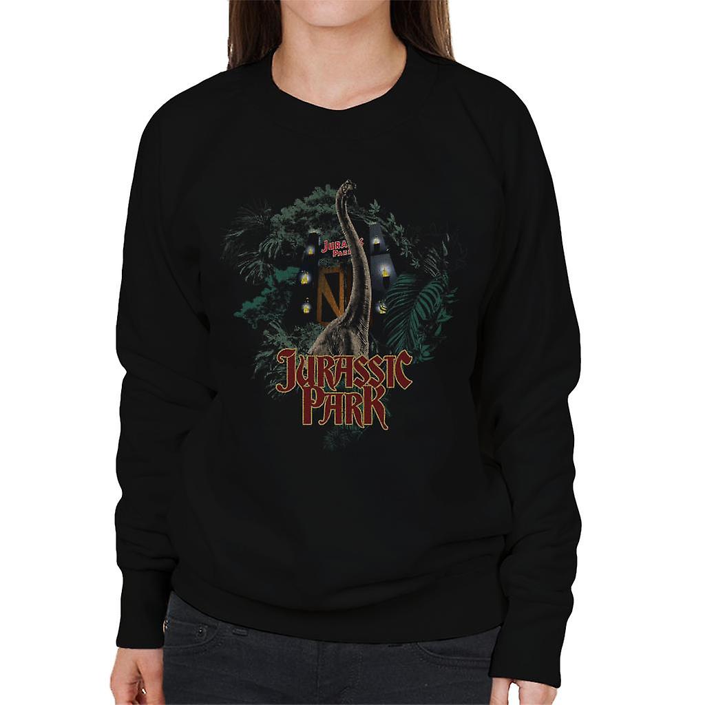 Jurassic Park Entrance Brachiosaurus Women's Sweatshirt