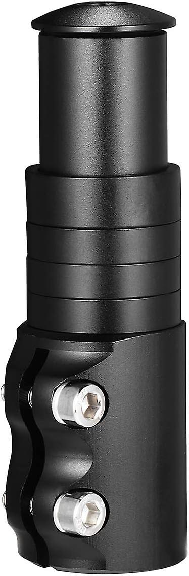 Bike Handlebar Riser Bicycle Fork Stem Raiser Extender Head Up Raiser (Black)
