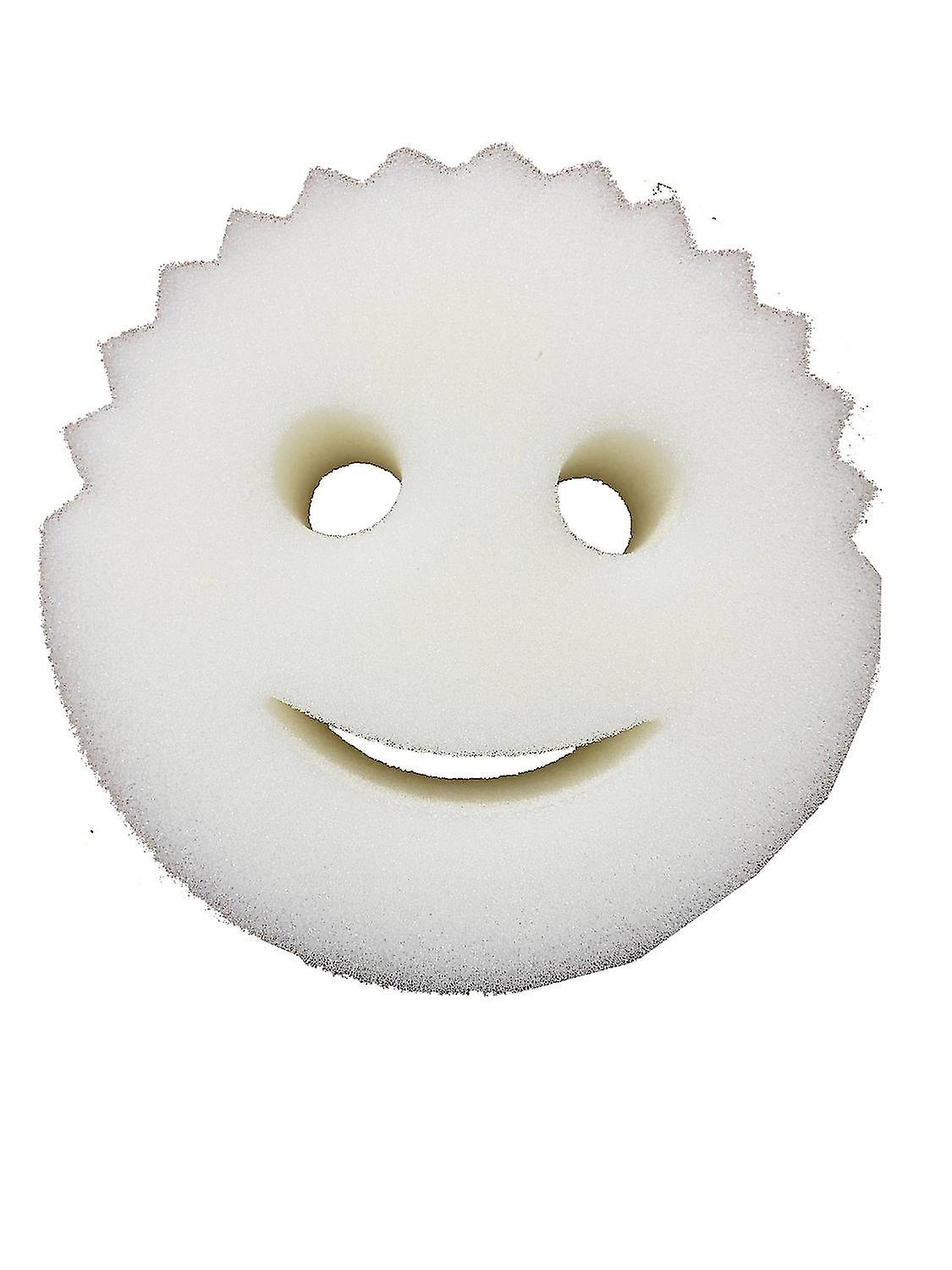 Oil-absorbing sponge, high-efficiency oil-absorbing cotton, cute smiling face shape filter sponge (1