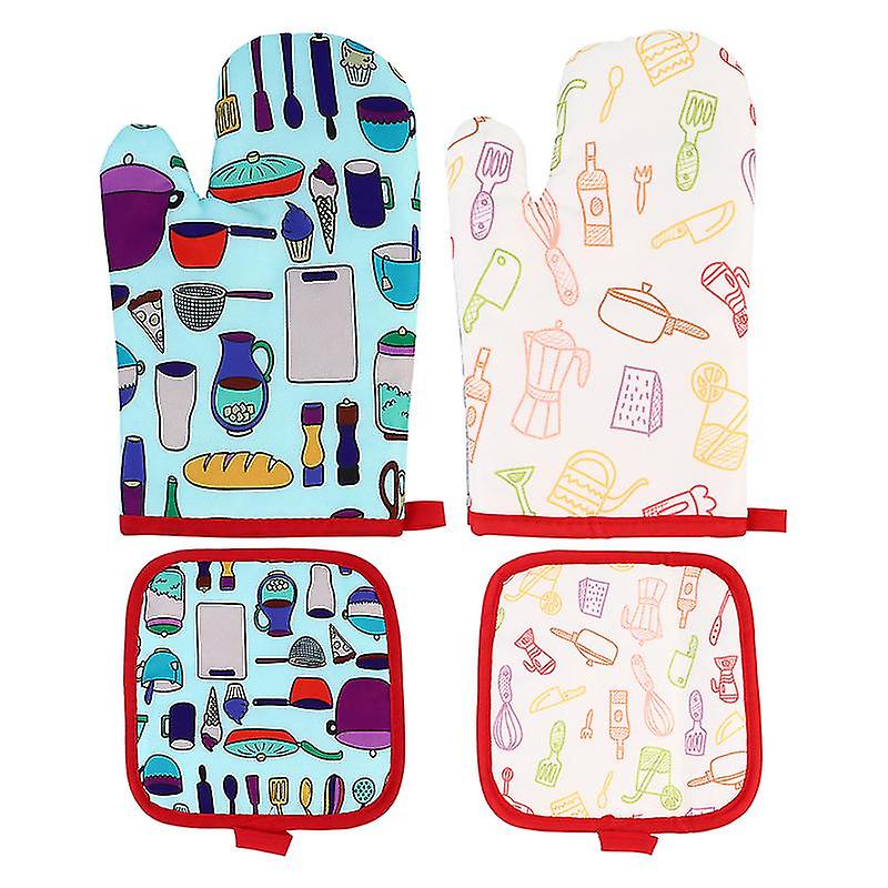 4pcs Oven Mat