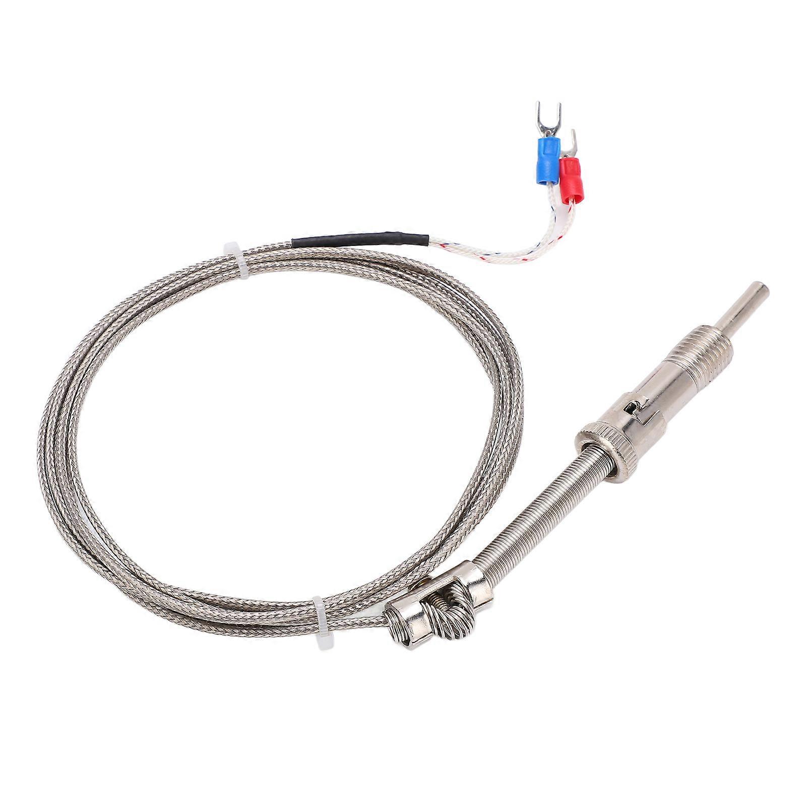 K Type Compression Spring Thermocouple Shielded Thermocouple Wire Probe for Factory2 Meter