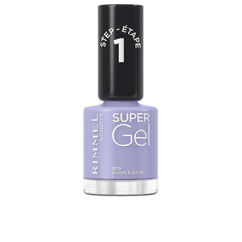 RIMMEL LONDON SUPER GEL 指甲油 #028-紫色雾霾 12 毫升
