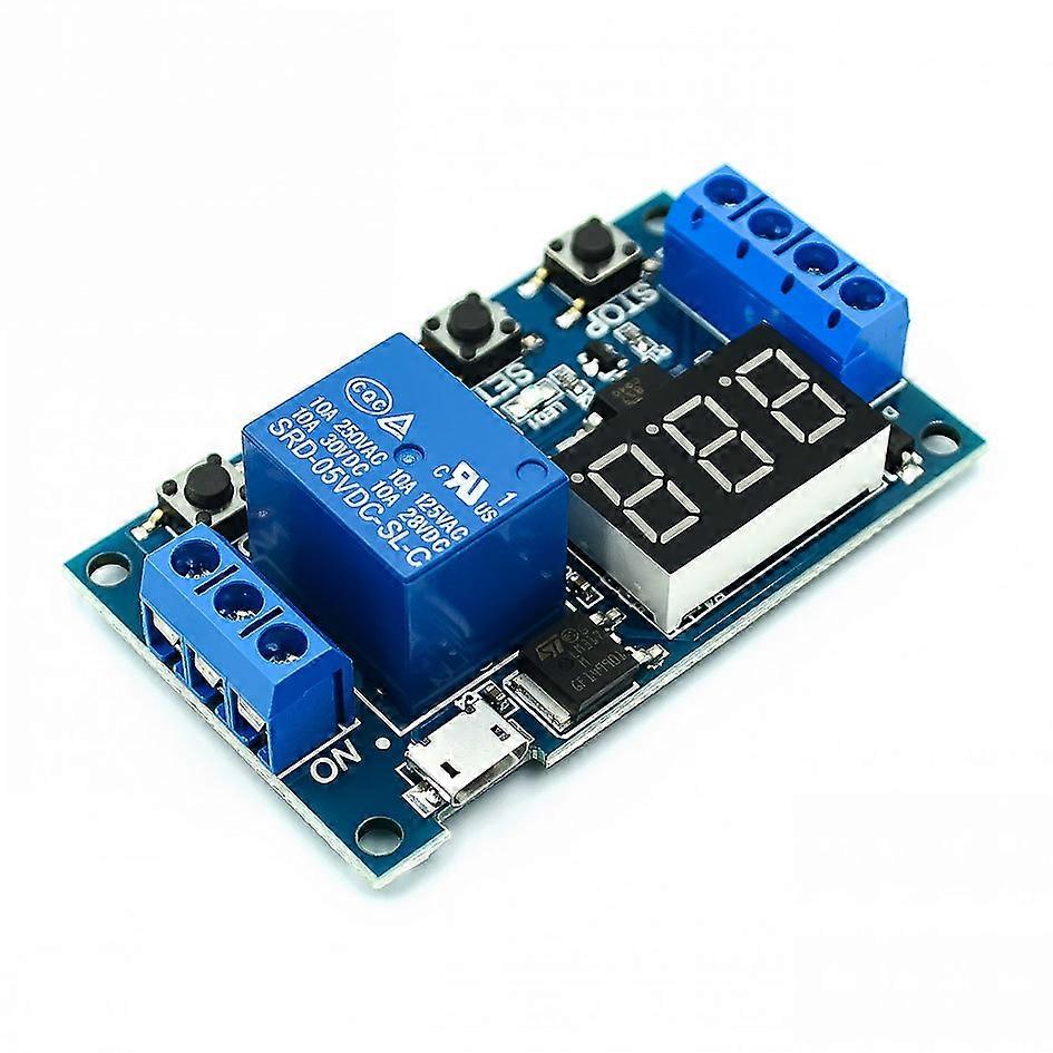 6-30V Adjustable Relay Timer Cycle Module Switch Trigger Delay Circuit Board