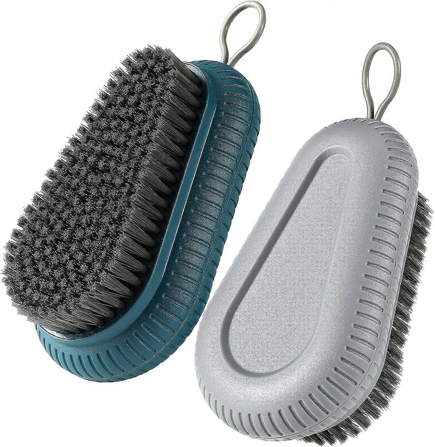 Multi-Purpose Heavy Duty Scrub Brush Set for Laundry Clothes Shoes
