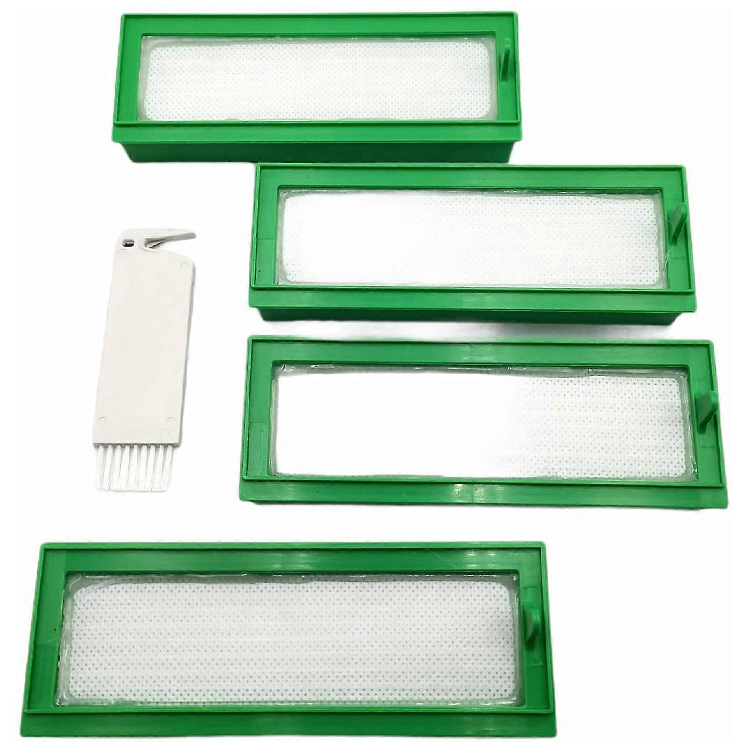 1 Set of 4 Combination Filters Compatible for Kobold VR200 VR300 Series Vacuum Cleaners, HEPA Filte