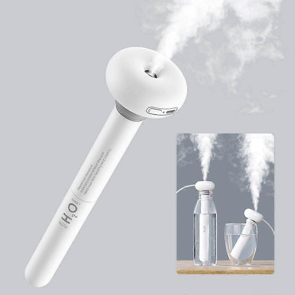Mini Personal Humidifier for Car, Bedroom, Portable Ultrasonic Cool Mist Humidifier for Plant with Adjustable Length, Container Diversity, Whisper Qui